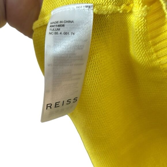 Reiss tulum color block sweater alpaca semi sheer delicate boat neck capsule xs - Picture 10 of 12